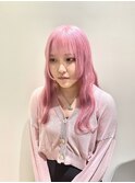 ハイトーンカラー×ピンクカラー【梅田/茶屋町/ウルフ】