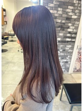 プリームヘアーホワイト(Pleame hair WHITE) ピンクカラー