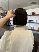 【杏】ぱつっとボブ