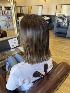 ラポール(RAPPORT) ホワイトグレージュ/デジタルパーマ/チェリーブラウン/蟹江