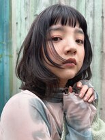 ロンド ボーイ 表参道(Lond BOY)&nbsp;ミニウルフレイヤーカット顔周り前髪韓国ショートボブ