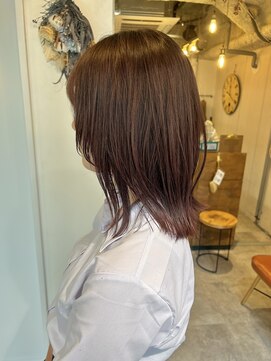 ボルタノット(volta∞knot) ウルフボブ×モーブブラウン