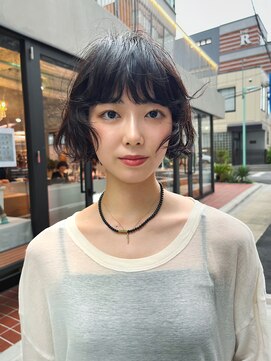 ユルクメゾンシティ 名古屋(JURK MAISON CITY) 【mai style】ショートボブ ミニボブ ニュアンスパーマ