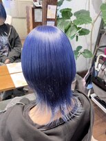 アン(Hair make un)&nbsp;ネイビーブルー