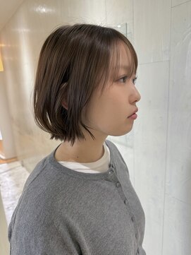 タブーセントラル(TABOO Central) レイヤーボブ/ミルクティーベージュ/Aujuaトリートメント