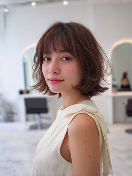 顔まわりカット/レイヤーカット/ショート/ボブ