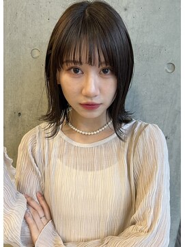 イル 天神西通り店(ill) 20代30代ボブ/ミディアムレイヤー／グレージュ/透明感/天神/大名