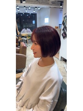 ヘアーワークス ヘルム 渋谷店(HAIR WORKS HELM) ( HELM)レッドカラー☆