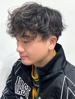 アイウィル(Ai WilL)&nbsp;ハイライト ブリーチ ツイスパ マッシュ メンズパーマ