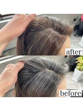 モルト 麻生(molt) 【before after】白髪ぼかし