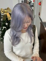 リヴ オオサカ(LIV OSAKA)&nbsp;ホワイトラベンダー/トリプルカラー/レイヤーカット/梅田