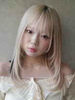カライングドゥ(ing deux) レイヤーカット/顔周りレイヤー/レイヤーボブ/小顔レイヤー