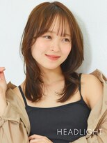 アーサス ヘアー デザイン 那覇おもろまち店(Ursus hair Design by HEADLIGHT)&nbsp;小顔魅せ韓国ミディアムレイヤー似合わせくびれワンホンレイヤー