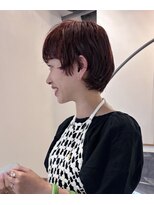 ナヌークカフラ(nanuk kafla)&nbsp;ショートボブ/ニュアンスショート/ショートパーマ/モカブラウン
