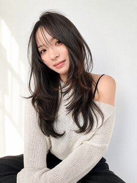 ユイマァル 岡山(YUIMARL) 岡山レイヤーカット20代30代グレージュ似合わせ前髪顔周りカット