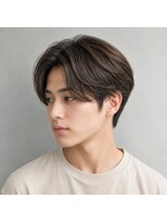 メンズチャチャブランアミー(MEN's chachaBlanc Amie)&nbsp;アッシュブラウン×センターパート