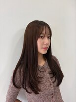 イングローブ 木更津店(ingrove) 艶髪ストレート×透明感ショコラブラウン