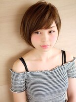 リコモ(Likkle More) 【小顔効果抜群で人気】大人可愛い透明感グレージュボブ