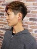前髪ストレート＆メンズカット＆眉カット　7500円