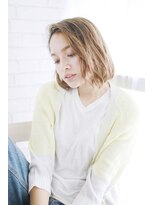 ベルベヘアー(VELVET HAIR)&nbsp;デザインカラー切りっぱなしボブ