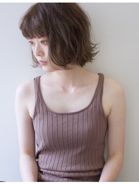 テーラ(tela) 【tela】カーキグレージュ・ラフボブ【溝の口】