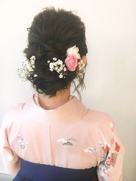 プラグ バイ ネオリーブ(plug by neolive) 卒業式　ヘアセット　横浜　袴着付　生花　11