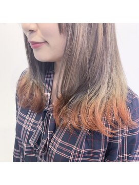 テクライズ 豊橋店(TECHRISE) 裾カラー×オレンジ☆