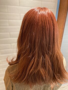 エイト 溝の口店(EIGHT) 【EIGHT溝の口】お客様スタイル_ピンクオレンジ