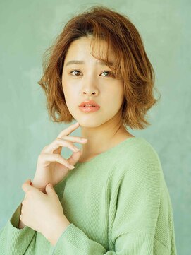 アカサ(A.casa) パーマ風ボブ/20代/30代/40代/50代/西阿知/イオン倉敷