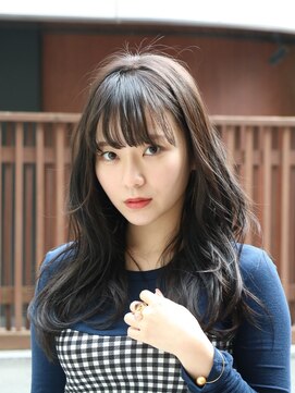 バルベストーキョーサウス(BARBES TOKYO SOUTH) 暗髪大人愛されウェーブ