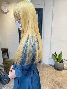 ソイ 下北沢(soi) 【抜きっぱなしblond】ハイトーンロング_抜きっぱなしブリーチ
