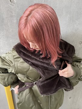ヘアーデザイン アルエ(HAIR×design ARUE) 【YUGO】pink×orange