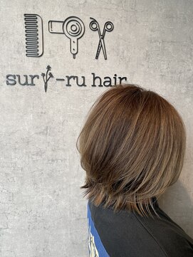 スリールヘアー(suri-ru hair) ハイライト×ウルフボブ