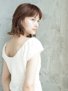 レッド(RED) 【外はねワンレングス】【RED】本厚木