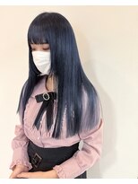 シュガー ヘアアンドネイル 仙台(SUGAR)&nbsp;ブルーブラック髪質改善トリートメント
