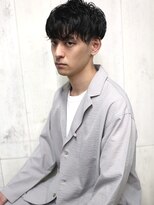 バース(BIRTH)&nbsp;天神【BIRTH】短髪パーマ×コンマヘア×刈り上げショート