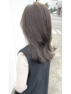 レス 仙台(Less) 【透明感を出し赤みを打ち消すオリーブベージュ】髪質改善