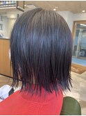 切りっぱなしボブ