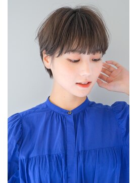 ガリカ シーム(Gallica/SEAM) 前髪あり大人ショート/無造作束感抜け感/絶壁解消<原宿>