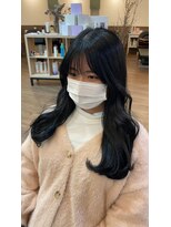 ベイス アワジ(BASE)&nbsp;くびれヘア韓国レイヤーカット