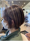 [ヘアークラフトサン] 大人女性におすすめ◎くびれショートボブ
