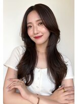 ディフィーノ 赤坂(DIFINO)&nbsp;韓国レイヤーカット/艶髪ダークブラウン