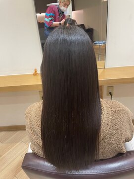 ラファンス 栗林店(LaFENCE) 髪質改善ストレート/ダークグレージュ