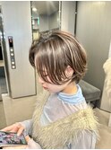 40代50代小顔似合わせカットくびレイヤーエモージュ大人可愛い