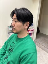 スタイル 茅ケ崎(STYLE)&nbsp;【ハクラ】メンズセンターパート 毛流れパーマ カルマパーマ