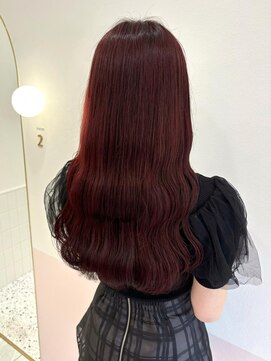 リルミー(Lilme) ブリーチなしでできるワインレッド＊まゆ