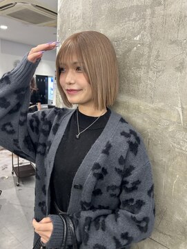 キング 枚方店(K!ng) 縮毛矯正髪質改善ハイライトレイヤーカット枚方美容室エクステ