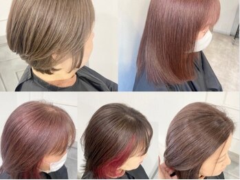 リッシュヘアー(Riche hair)の写真/一人一人の髪質・髪の状態に合わせたオーダーメイドの白髪染め/白髪ぼかしで繰り返すほど艶のある大人髪に
