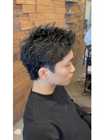 ヘアーサロン ミル(hair salon MiL) スパイキーショート【メンズパーマ/メンズヘア/鶴ヶ島/坂戸】