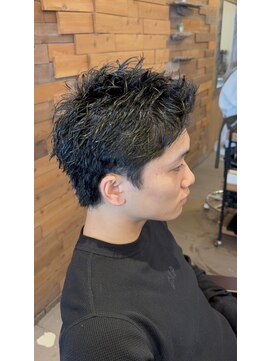 ヘアーサロン ミル(hair salon MiL) スパイキーショート【メンズパーマ/メンズヘア/鶴ヶ島/坂戸】